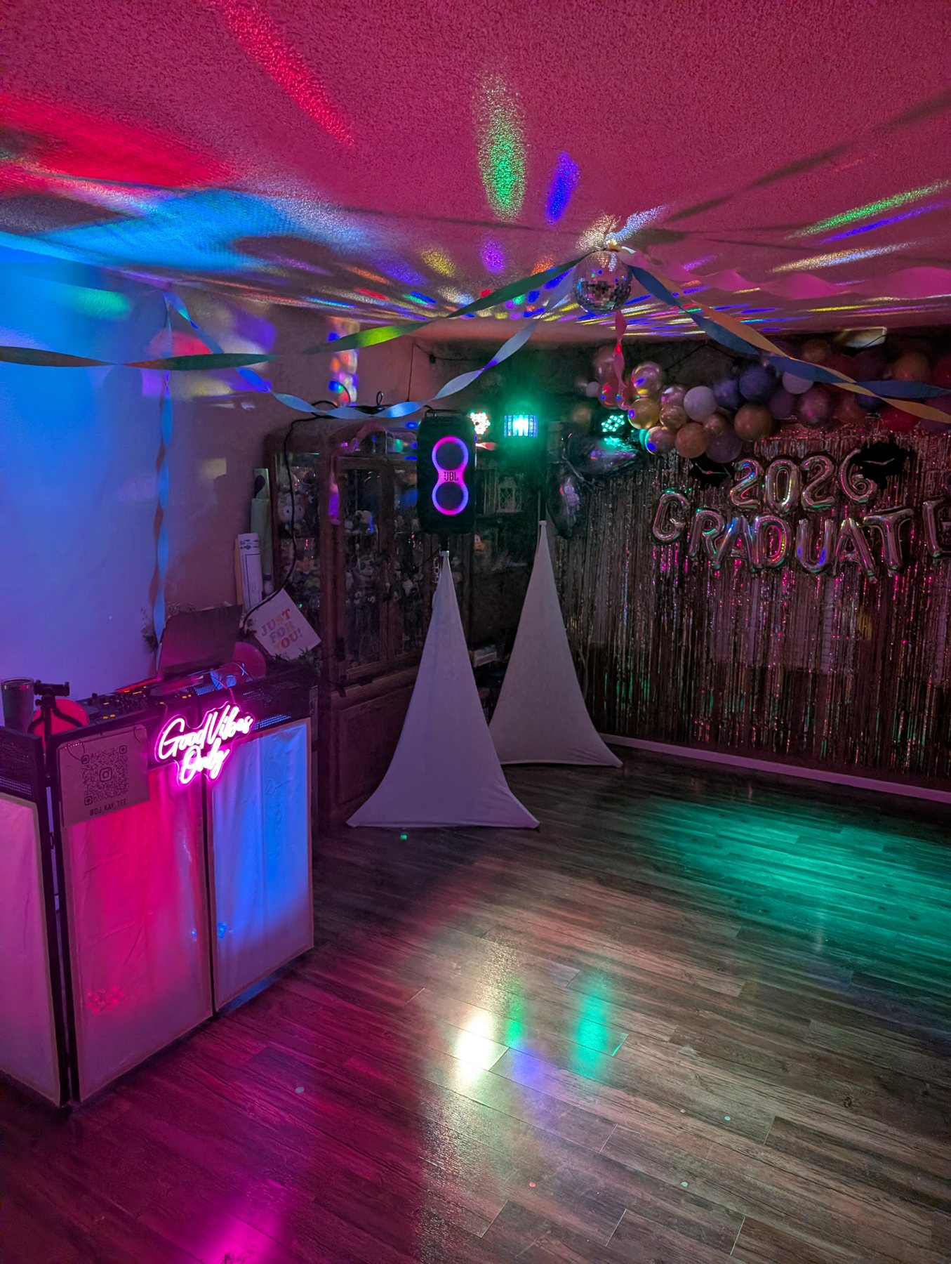 Guests enjoying music at an event